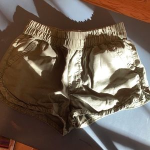 Green shorts from American Eagle